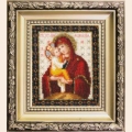 Набор для вышивания ювелирным бисером ЧАРИВНА МИТЬ "Икона Божьей Матери Почаевская"